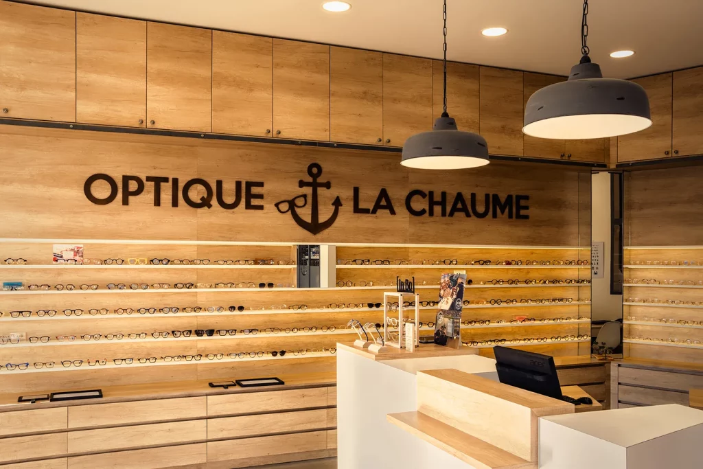 Opticien les Sables d'Olonne Optique la Chaume magasin de lunettes